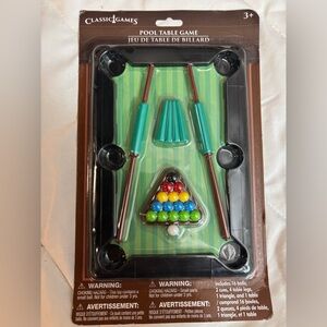 Mini Pool Table for Kids Fun Billiards Tabletop Games Small Pool Tabletop Game